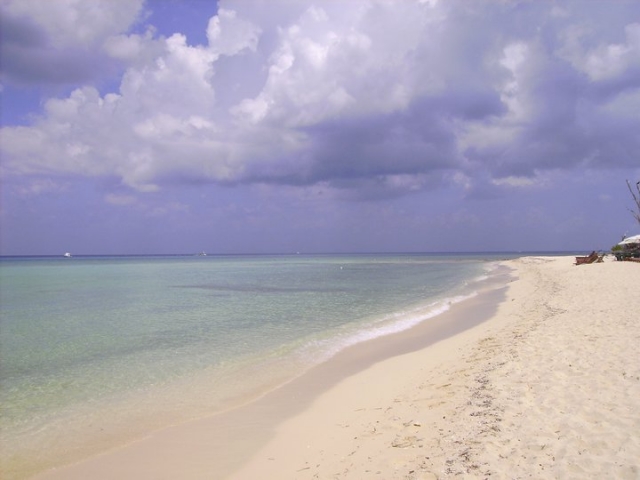 La playa caribeña